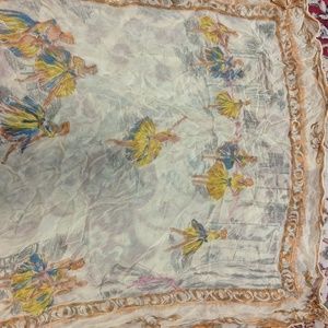 Vintage Accessories - Vintage sheer ballerina scarf Vintage Accessories - Vintage sheer ballerina scarf